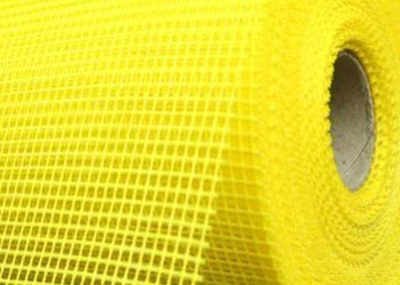 Cavo giallo Mesh Buliding Material della vetroresina di resistenza della corrosione 1m