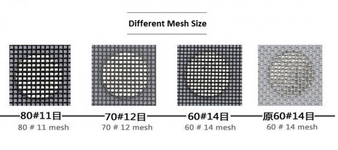 0.8mm Ss316 nero che fanno scorrere zanzariera per la spruzzatura della polvere di Windows 0