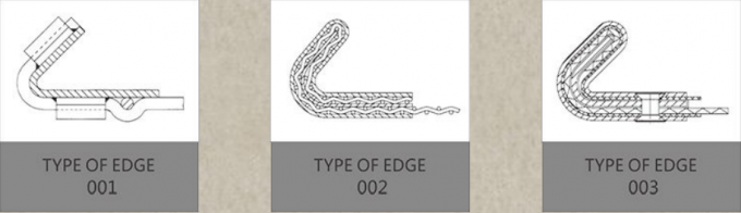 Anti della piegatura della serratura di corrosione 316l rete 300 il foro del micron 12.8mm resistente 4