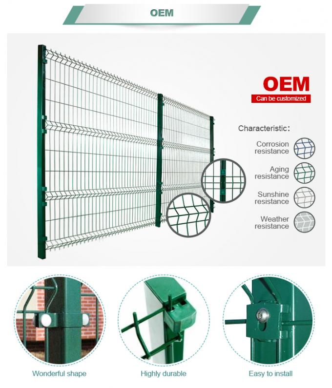 3D Mesh Fence Garden Fence Welded Mesh Fence da vendere