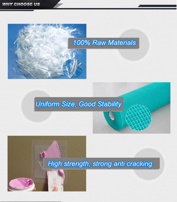 Rete in fibra di vetro ad alta temperatura 10x10 maglia 80g/m2 Tessitura saia 2